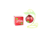 Christmas Ornament with Believe Design Available Gift Box and Display Stand