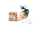 Custom Box and Ornament Stand for Poinsettia Ornament Seasons Greetings