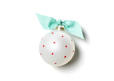 Back Side of Merry Merry Baubles Christmas Ornament Available for Personalization