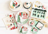 Coton Colors Seasonal Designs Including Vintage Holiday Butter Dish Christmas in the Village Design