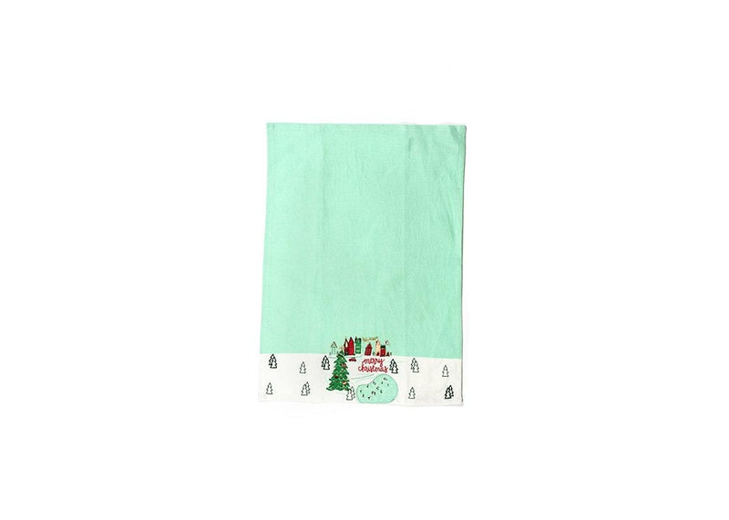 Coton Colors Christmas in The Village Town Medium Hand Towel