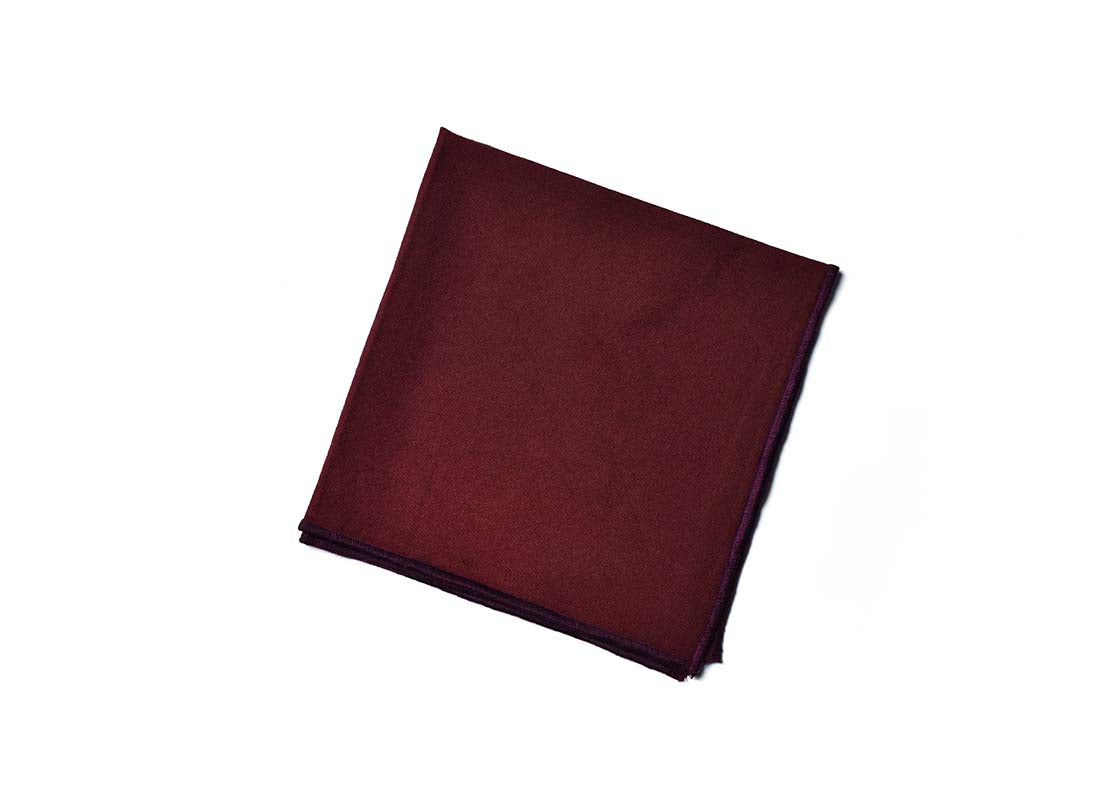 Overhead View of Folded Square Coquette Color Block Napkin Showcasing Closer Look at Design Details