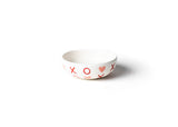 X's O's and Hearts on Outside of Kisses Dipping Bowl