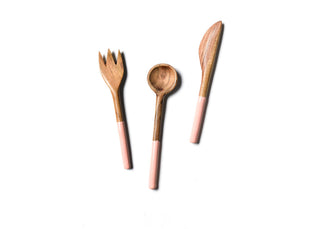 Fundamentals Provence Wood Appetizer Utensils, Set of 3