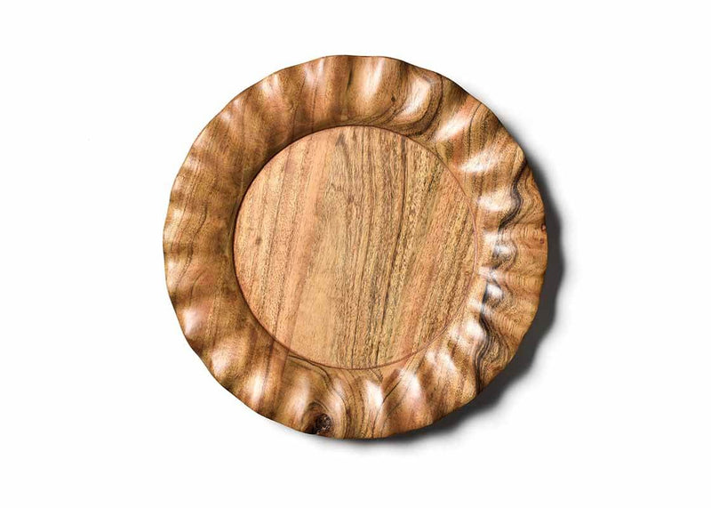 Acaia Wood with Ruffle Edging on Fundamental Collection Platter