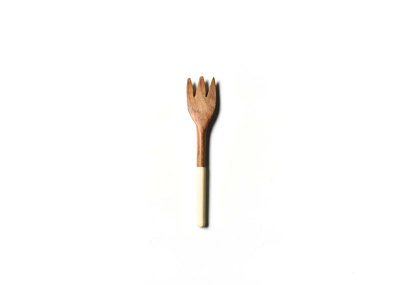 Fundamental Ecru Wood Appetizer Fork