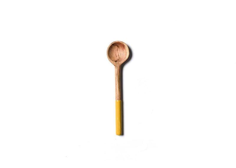 Fundamental Brass Wood Appetizer Spoon