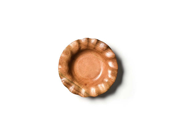Small Bowl Wood Ruffle Design Fundamental Collection
