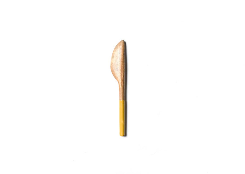 Fundamental Brass Wood Appetizer Spreader