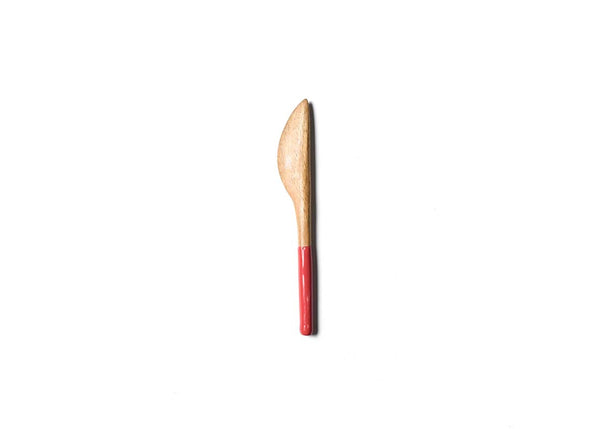 Fundamental Red Wood Appetizer Spreader