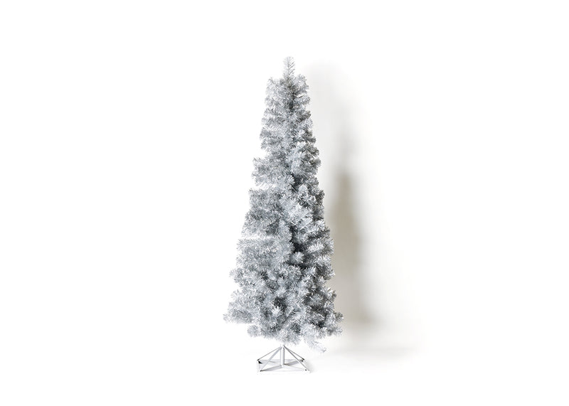 Silver Christmas Tree with Stand, 5-foot