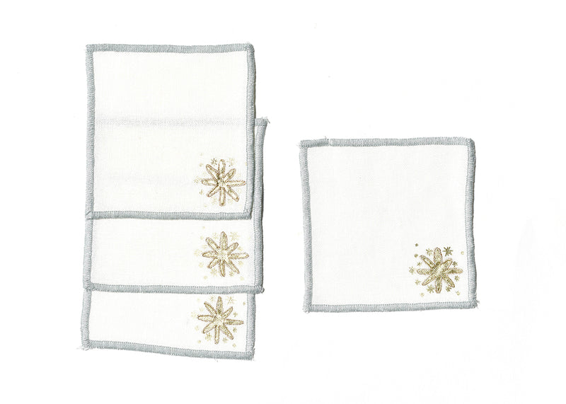 gold stars napkins small - The Little Things