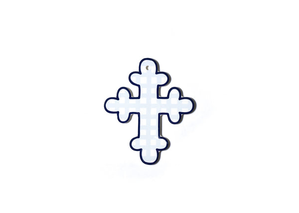 Blue Gingham 10” Cross