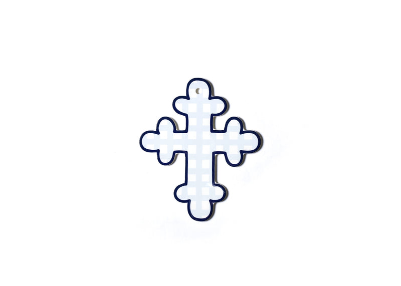 Blue Gingham 10” Cross