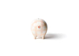 Pink Gingham Piggy Bank Curly Pink Tail