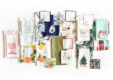 Collection of Linens by Coton Colors Including Cocktail Napkin Give Thanks Design