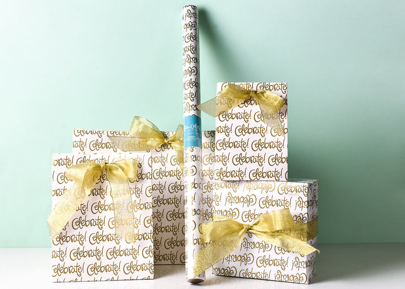 Coton Colors Celebrate Gift Wrapping Paper, 3 Sheets