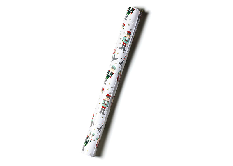 Roll of 3 Sheets, Nutcracker Design Gift Wrapping Paper