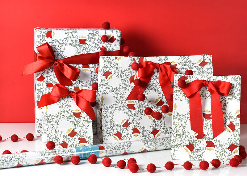Jolly Santas Jumbo Roll Gift Wrap