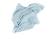 Blue Knitted Blanket