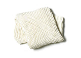 Ecru Knitted Blanket