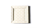 Blush Layered Arabesque Square Platter, Set of 4
