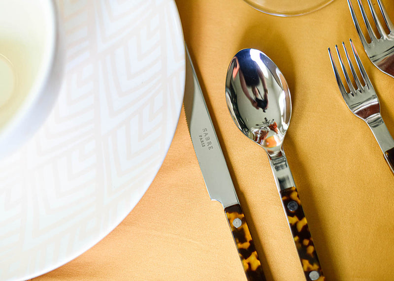 Close Up of Design Detail on Blush Layered Diamond Dinner Plate