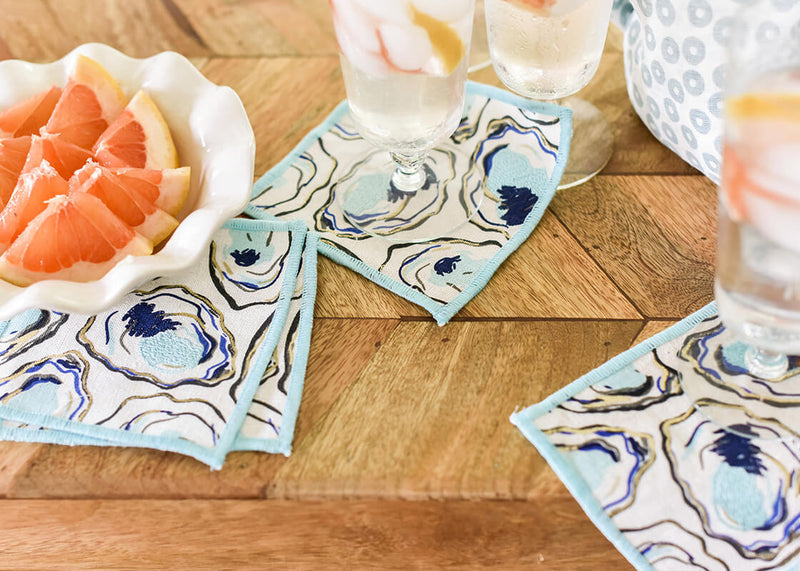Oyster Cocktail Napkins Perfect Home Decor