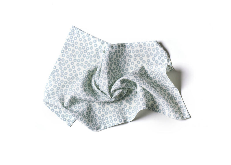 Soft Cotton/Linen Blend Iris Blue Pip Kitchen Towel