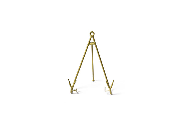 Metal Gold Flare Large Plate Stand
