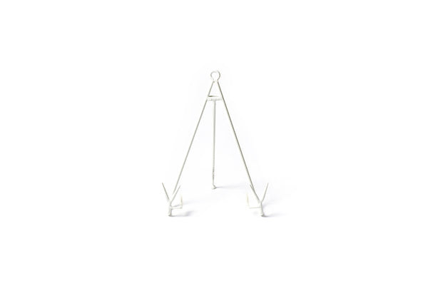 White Large Flare Plate Stand