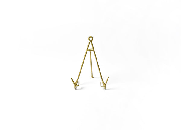 HOHIYA Plate Stands Display Holder Twist Wire Gold 3 Inch 6 Pcs