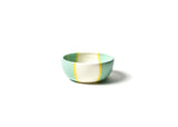 Mint Color Block Small Dog Bowl