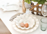 Coordinating Designs with Speckled Rabbit Ruffle Plate