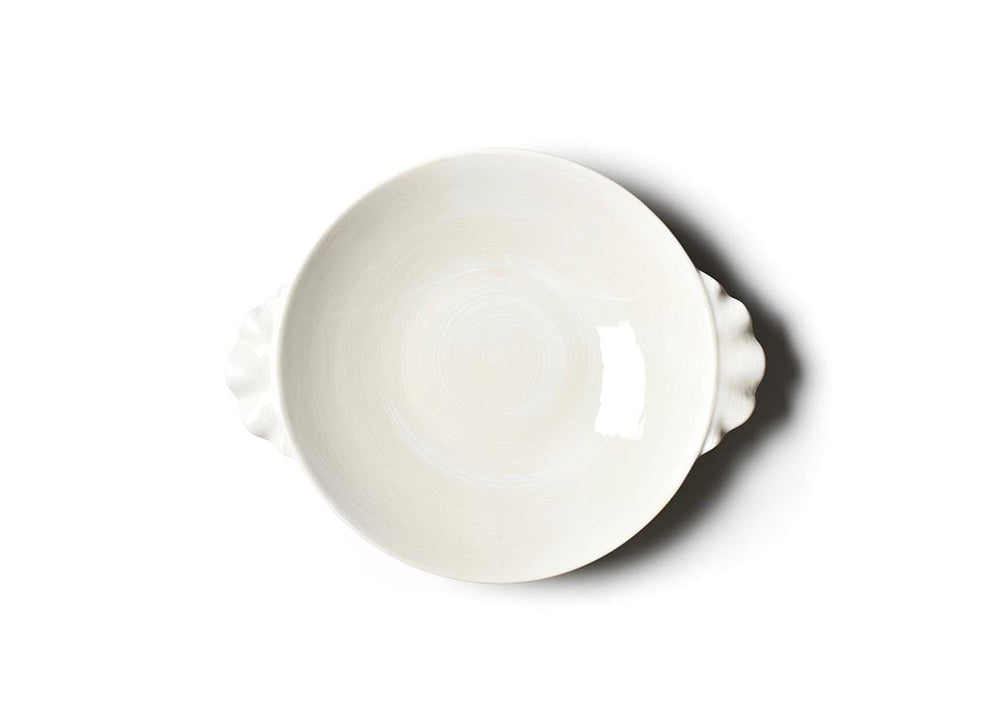 Buy Signature White Ruffle Pasta Bowl | Dinnerware