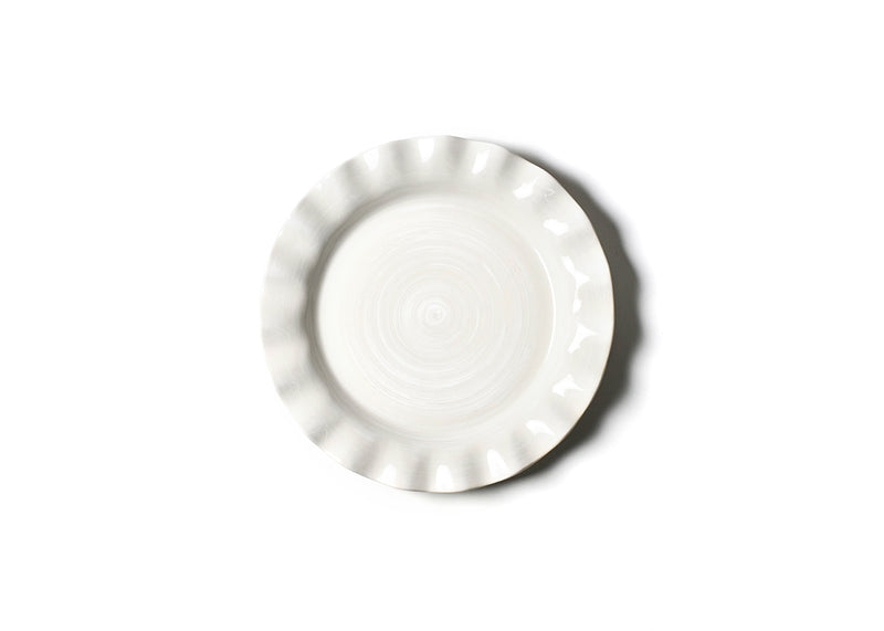 Dinner Plate Ruffle Design in Signature White