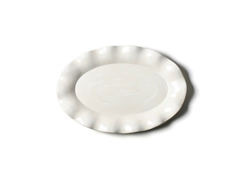 Signature White Oval Platter