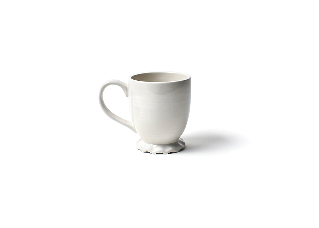 Signature White Ruffle Mug