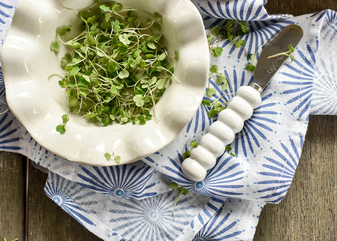 Signature White Serveware Coordinates with Ruffle Flare Small Bowl