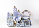 Iris Blue Designs Including Appetizer Spreader