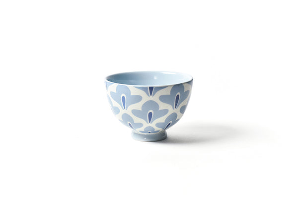 Iris Blue Sprout 6” Footed Bowl