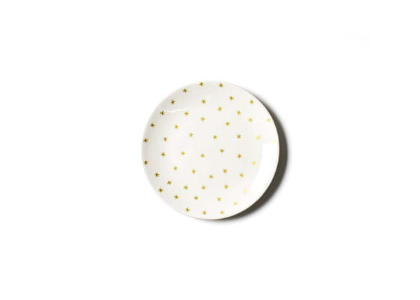 Salad Plate Gold Star Design