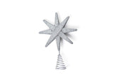 Silver Beaded Small Tree Topper