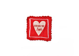 Stamp Of Love Cocktail Napkin, Set Of 4