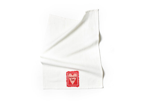 Stamp of Love Medium Hand Towel