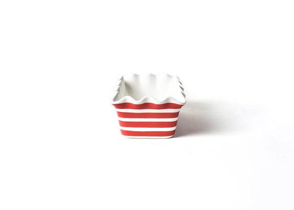 Red Stripe Ruffle Loaf Pan | Bread Pan | Coton Colors