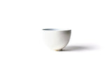 Hers in Gold Lettering on Base of His and Hers 6in Footed Bowls